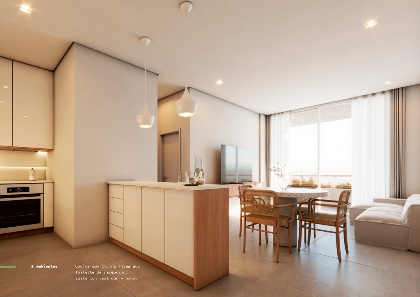 Zona Aldrey - Exclusivos departamentos de 2 ambientes a estrenar